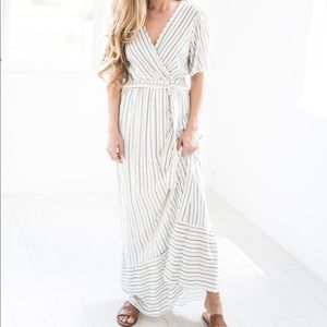 Wrap maxi dress